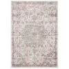 Oregon Gray/Ivory 9 ft. x 12 ft. Floral Border Area Rug by SAFAVIEH