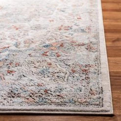 Oregon Gray/Ivory 9 ft. x 12 ft. Floral Border Area Rug by SAFAVIEH -SAFAVIEH Shop gray ivory safavieh area rugs ore814f 9 c3 1000
