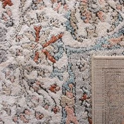 Oregon Gray/Ivory 9 ft. x 12 ft. Floral Border Area Rug by SAFAVIEH -SAFAVIEH Shop gray ivory safavieh area rugs ore814f 9 fa 1000