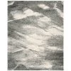 Retro Grey/Ivory 8 ft. x 10 ft. Solid Area Rug by SAFAVIEH