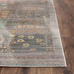 Valencia Gray/Multi 6 ft. x 9 ft. Distressed Border Area Rug by SAFAVIEH 11 Valencia Gray/Multi 6 ft. x 9 ft. Distressed Border Area Rug by SAFAVIEH -SAFAVIEH Shop gray multi safavieh area rugs val108c 6 1d 1000