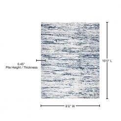 Amelia Gray/Navy 8 ft. x 10 ft. Abstract Striped Area Rug by SAFAVIEH 17 Amelia Gray/Navy 8 ft. x 10 ft. Abstract Striped Area Rug by SAFAVIEH -SAFAVIEH Shop gray navy safavieh area rugs ala768b 8 76 1000