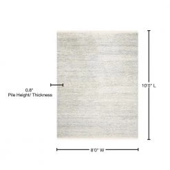 Casablanca Gray 8 ft. x 10 ft. Gradient Solid Area Rug by SAFAVIEH 16 Casablanca Gray 8 ft. x 10 ft. Gradient Solid Area Rug by SAFAVIEH -SAFAVIEH Shop gray safavieh area rugs csb521f 8 76 1000