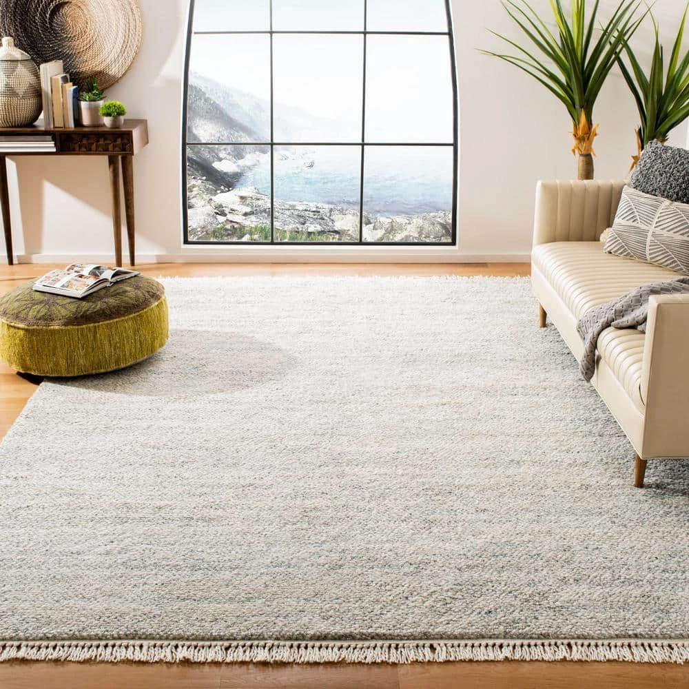 Casablanca Gray 8 ft. x 10 ft. Gradient Solid Area Rug by SAFAVIEH 2 Casablanca Gray 8 ft. x 10 ft. Gradient Solid Area Rug by SAFAVIEH - Image 2