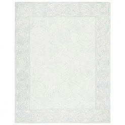 Roslyn Green/Blue 9 ft. x 12 ft. Border Geometric Area Rug by SAFAVIEH