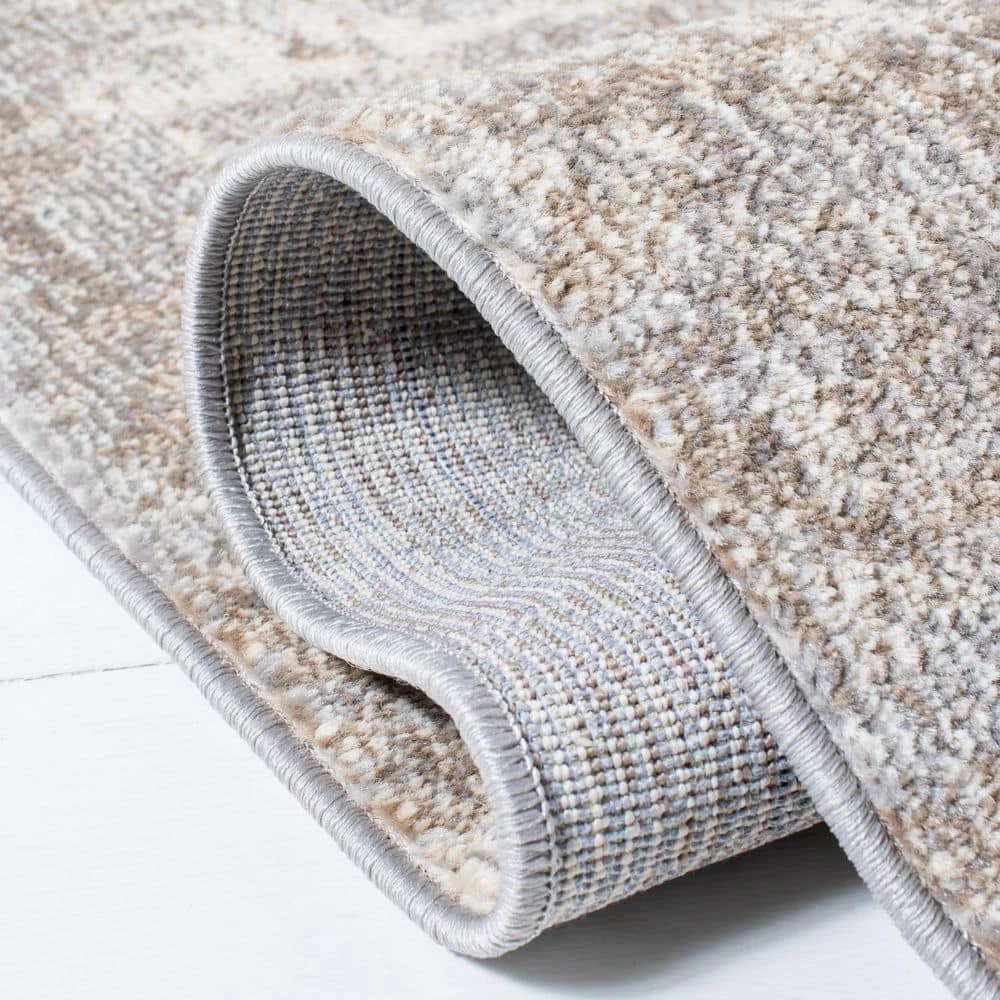 Madison Grey/Beige 12 ft. x 18 ft. Geometric Medallion Area Rug by SAFAVIEH 6 Madison Grey/Beige 12 ft. x 18 ft. Geometric Medallion Area Rug by SAFAVIEH - Image 6