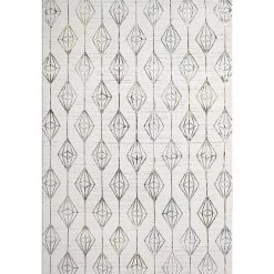 Merit Grey/Blue/Gold 5 ft. 3 in. x 7 ft. 7 in. Geometric Area Rug by Dynamic Rugs