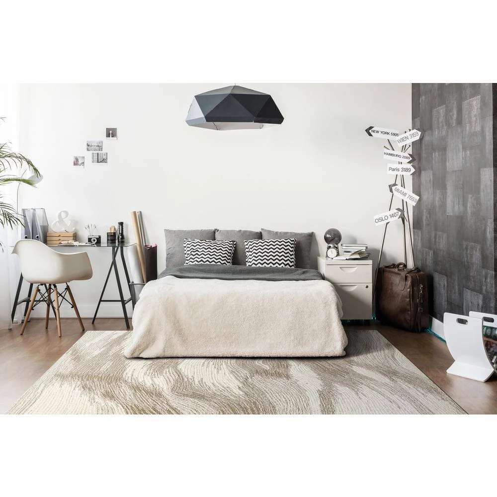 Graphite Grey/Brown 8 ft. x 10 ft. Abstract Area Rug by Dynamic Rugs 2 Graphite Grey/Brown 8 ft. x 10 ft. Abstract Area Rug by Dynamic Rugs - Image 2