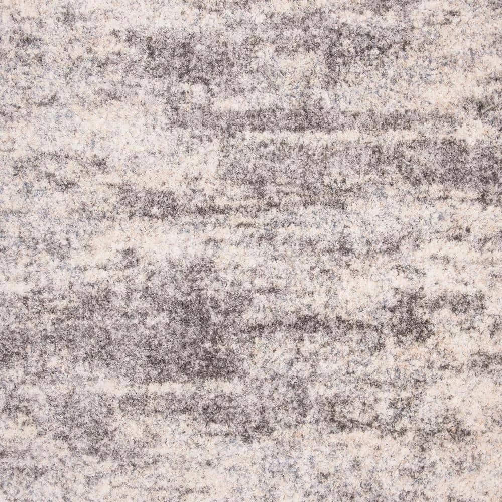 Berber Shag Grey/Cream 9 ft. x 12 ft. Geometric Area Rug by SAFAVIEH 7 Berber Shag Grey/Cream 9 ft. x 12 ft. Geometric Area Rug by SAFAVIEH - Image 7