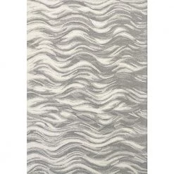 Graphite Grey/Ivory 5 ft. x 8 ft. Abstract Area Rug by Dynamic Rugs