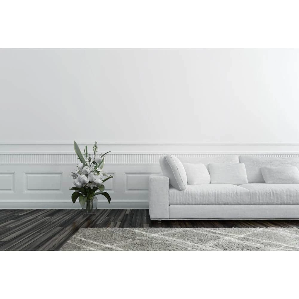 Nordic Grey/Ivory 7 ft. 5 in. x 10 ft. 6 in. Trellis Area Rug by Dynamic Rugs 5 Nordic Grey/Ivory 7 ft. 5 in. x 10 ft. 6 in. Trellis Area Rug by Dynamic Rugs - Image 5