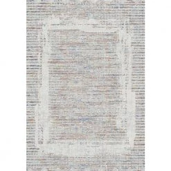 Evora Grey/Ivory/Multi 5 ft. 3 in. x 7 ft. 2 in. Abstract Area Rug by Dynamic Rugs
