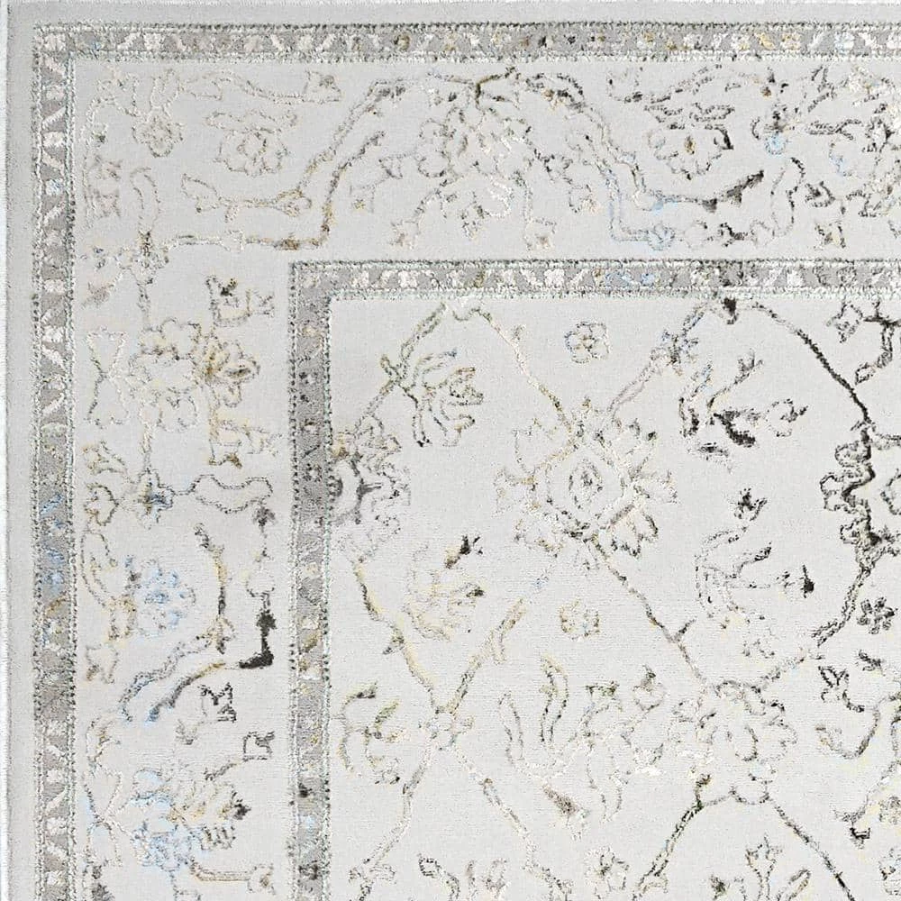 Merit Grey/Multi 2 ft. 2 in. x 7 ft. 7 in. Oriental Area Rug by Dynamic Rugs 6 Merit Grey/Multi 2 ft. 2 in. x 7 ft. 7 in. Oriental Area Rug by Dynamic Rugs - Image 6