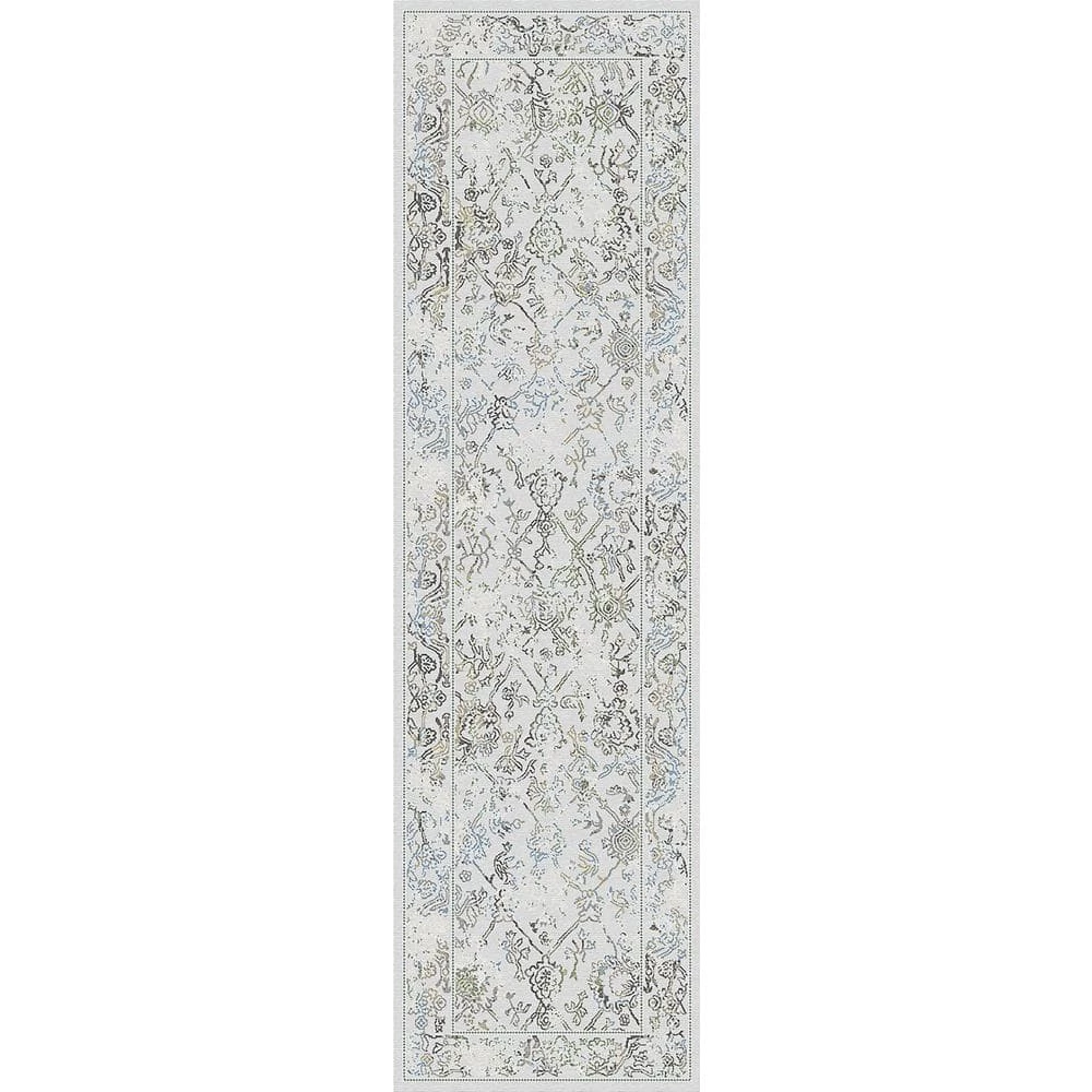 Merit Grey/Multi 2 ft. 2 in. x 7 ft. 7 in. Oriental Area Rug by Dynamic Rugs 1 Merit Grey/Multi 2 ft. 2 in. x 7 ft. 7 in. Oriental Area Rug by Dynamic Rugs