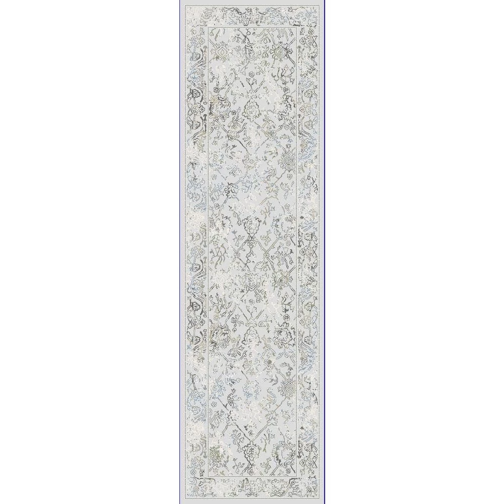 Merit Grey/Multi 2 ft. 2 in. x 7 ft. 7 in. Oriental Area Rug by Dynamic Rugs 5 Merit Grey/Multi 2 ft. 2 in. x 7 ft. 7 in. Oriental Area Rug by Dynamic Rugs - Image 5