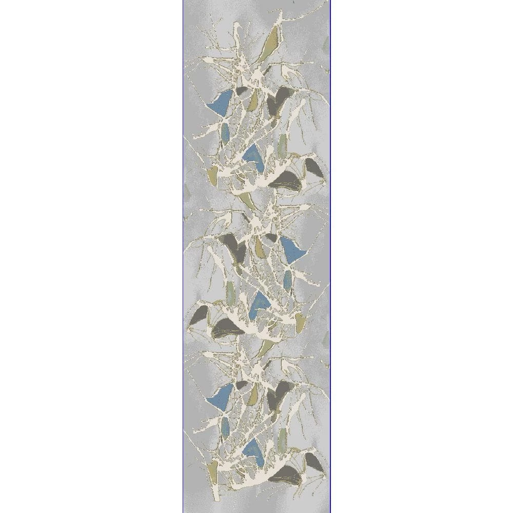 Merit Grey/Multi 2 ft. 2 in. x 7 ft. 7 in. Abstract Area Rug by Dynamic Rugs 5 Merit Grey/Multi 2 ft. 2 in. x 7 ft. 7 in. Abstract Area Rug by Dynamic Rugs - Image 5