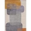 Eccentric Grey/Rust/Ivory 5 ft. x 8 ft. Geometric Area Rug by Dynamic Rugs