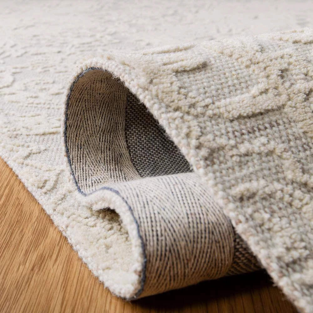 Abstract Ivory/Beige 9 ft. x 12 ft. Floral Area Rug by SAFAVIEH 7 Abstract Ivory/Beige 9 ft. x 12 ft. Floral Area Rug by SAFAVIEH - Image 7