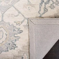 Micro-Loop Ivory/Beige 9 ft. x 12 ft. Border Area Rug by SAFAVIEH -SAFAVIEH Shop ivory beige safavieh area rugs mlp503b 9 44 1000