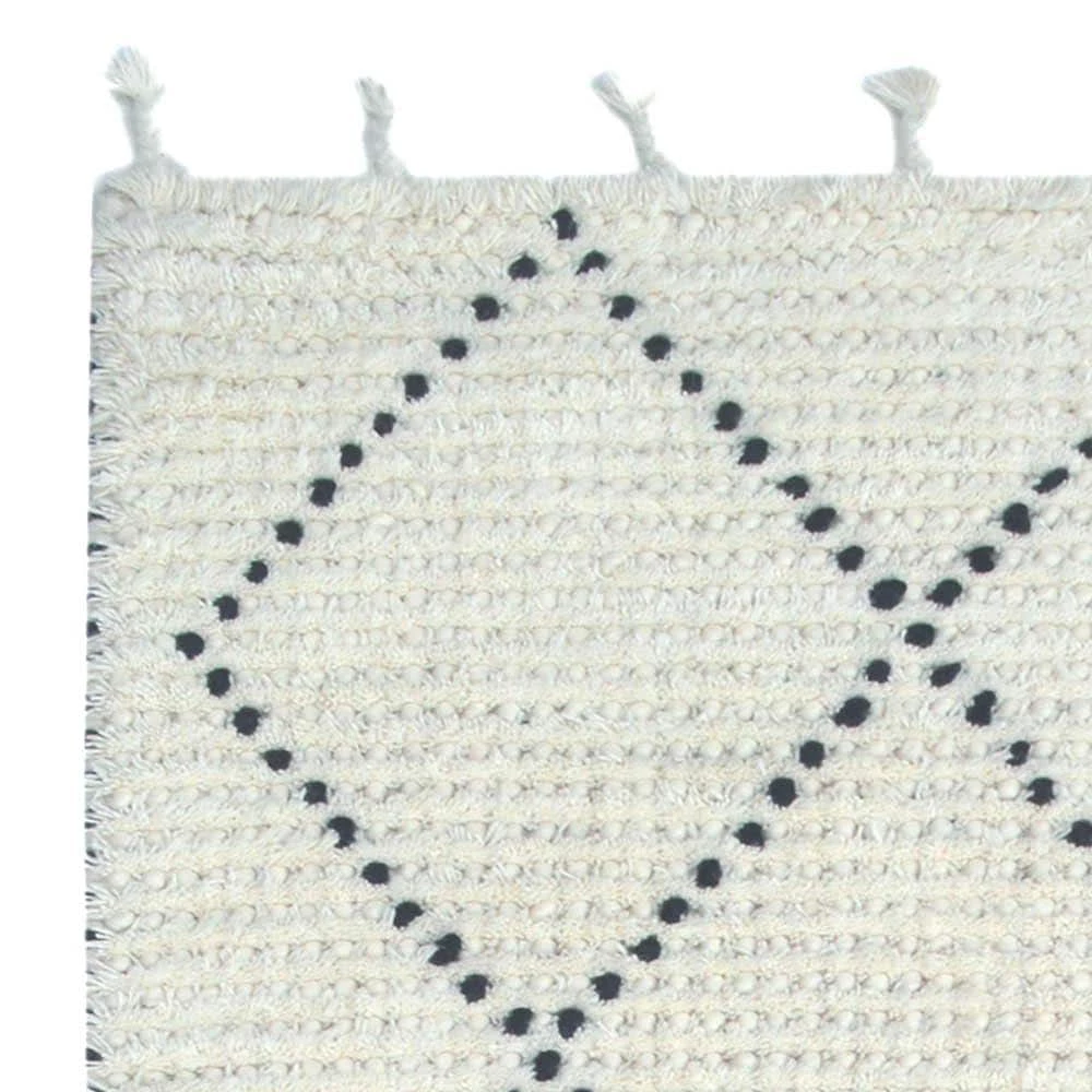 Celestial Ivory/Black 8 ft. x 10 ft. Wool Modern Indoor Area Rug by Dynamic Rugs 2 Celestial Ivory/Black 8 ft. x 10 ft. Wool Modern Indoor Area Rug by Dynamic Rugs - Image 2