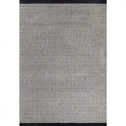 Vici Ivory/Black 3 ft. 6 in. x 5 ft. 6 in. Woven Area Rug by Dynamic Rugs