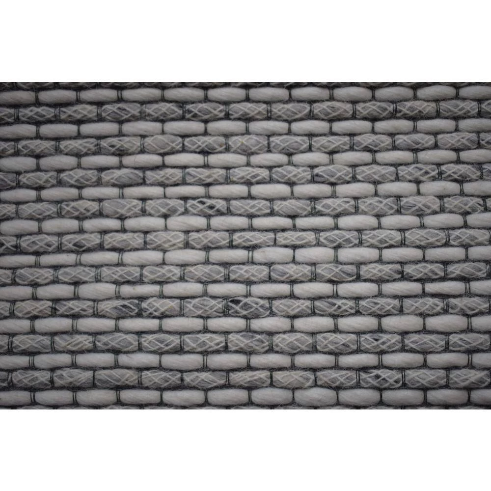 Vici Ivory/Black 3 ft. 6 in. x 5 ft. 6 in. Woven Area Rug by Dynamic Rugs 4 Vici Ivory/Black 3 ft. 6 in. x 5 ft. 6 in. Woven Area Rug by Dynamic Rugs - Image 4