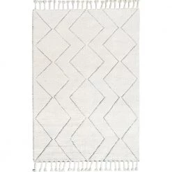 Moxie Ivory/Black 5 ft. x 8 ft. Geometric Area Rug by Dynamic Rugs