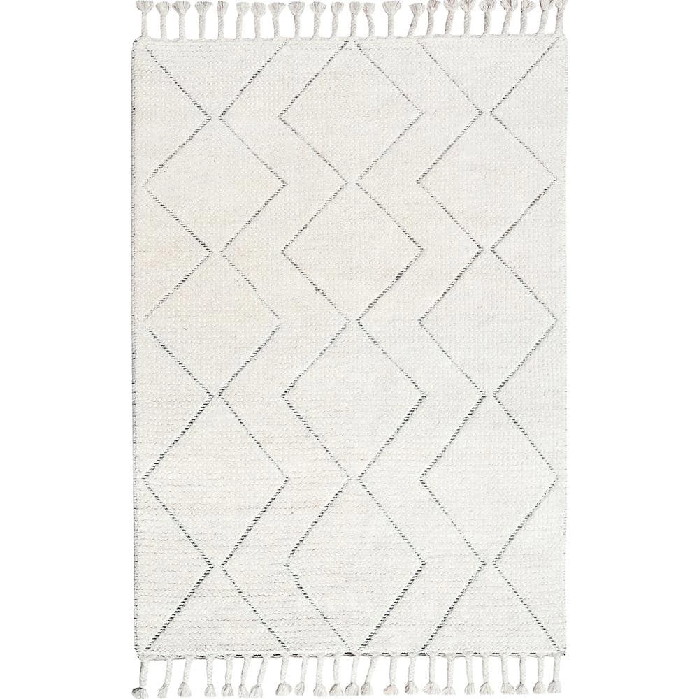 Moxie Ivory/Black 5 ft. x 8 ft. Geometric Area Rug by Dynamic Rugs 1 Moxie Ivory/Black 5 ft. x 8 ft. Geometric Area Rug by Dynamic Rugs