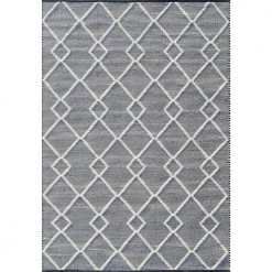 Maeve Ivory/Black 3 ft. 6 in. x 5 ft. 6 in. Geometric Area Rug by Dynamic Rugs