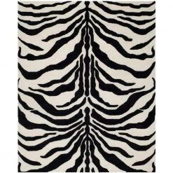 Cambridge Ivory/Black 8 ft. x 10 ft. Area Rug by SAFAVIEH