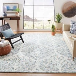 SAFAVIEH Shop -SAFAVIEH Shop ivory blue safavieh area rugs cpr208a 9 e1 1000