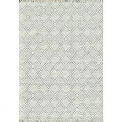 Lola Ivory/Brown 8 ft. x 10 ft. Geometric Area Rug by Dynamic Rugs