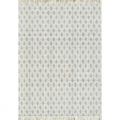 Lola Ivory/Charcoal 8 ft. x 10 ft. Geometric Area Rug by Dynamic Rugs