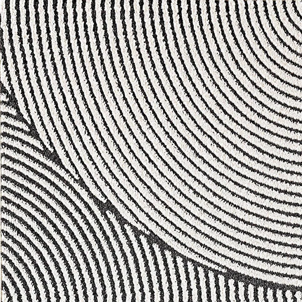 Robin Ivory/Dark Grey/Gold 5 ft. 3 in. x 7 ft. 2 in. Geometric Area Rug by Dynamic Rugs 6 Robin Ivory/Dark Grey/Gold 5 ft. 3 in. x 7 ft. 2 in. Geometric Area Rug by Dynamic Rugs - Image 6