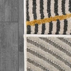 Robin Ivory/Dark Grey/Gold 7 ft. 10 in. x 10 ft. 10 in. Geometric Area Rug by Dynamic Rugs 8 Robin Ivory/Dark Grey/Gold 7 ft. 10 in. x 10 ft. 10 in. Geometric Area Rug by Dynamic Rugs -SAFAVIEH Shop ivory dark grey gold dynamic rugs area rugs rb9121152197 c3 1000