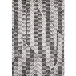 Robin Ivory/Dark Grey/Taupe 2 ft. x 7 ft. 7 in. Geometric Area Rug by Dynamic Rugs
