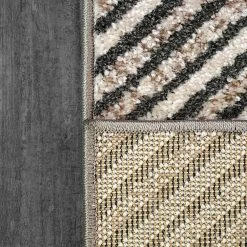 Robin Ivory/Dark Grey/Taupe 7 ft. 10 in. x 10 ft. 10 in. Geometric Area Rug by Dynamic Rugs -SAFAVIEH Shop ivory dark grey taupe dynamic rugs area rugs rb9121153198 c3 1000