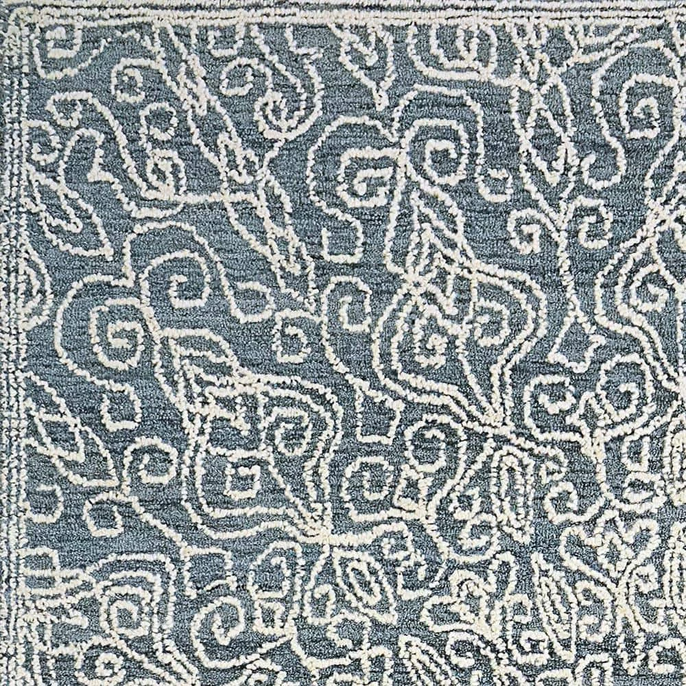 Darcy Ivory/Denim 5 ft. x 8 ft. Medallion Area Rug by Dynamic Rugs 6 Darcy Ivory/Denim 5 ft. x 8 ft. Medallion Area Rug by Dynamic Rugs - Image 6
