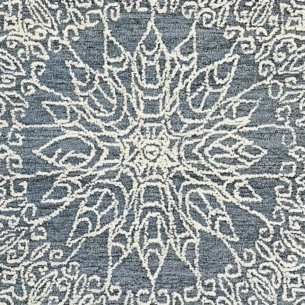 Darcy Ivory/Denim 5 ft. x 8 ft. Medallion Area Rug by Dynamic Rugs 5 Darcy Ivory/Denim 5 ft. x 8 ft. Medallion Area Rug by Dynamic Rugs - Image 5