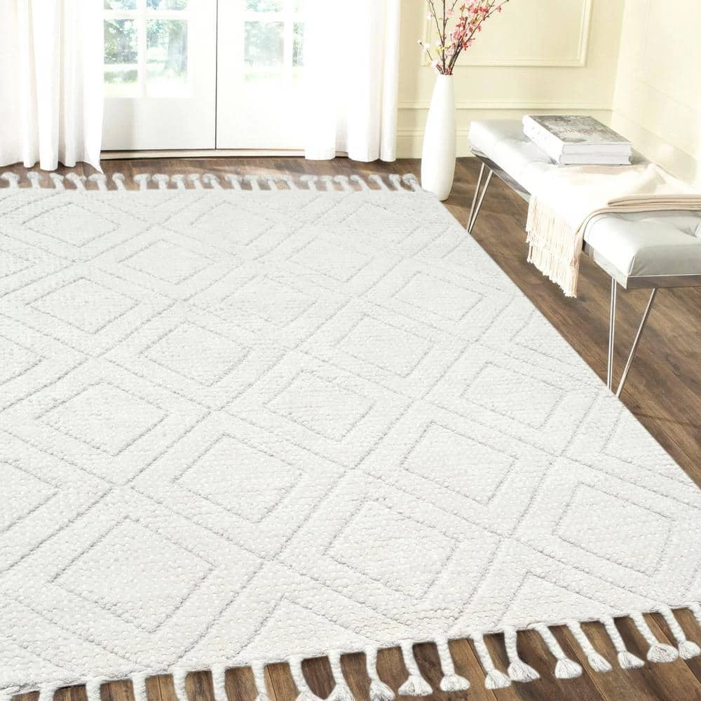 Moxie Ivory 5 ft. x 8 ft. Geometric Area Rug by Dynamic Rugs 4 Moxie Ivory 5 ft. x 8 ft. Geometric Area Rug by Dynamic Rugs - Image 4