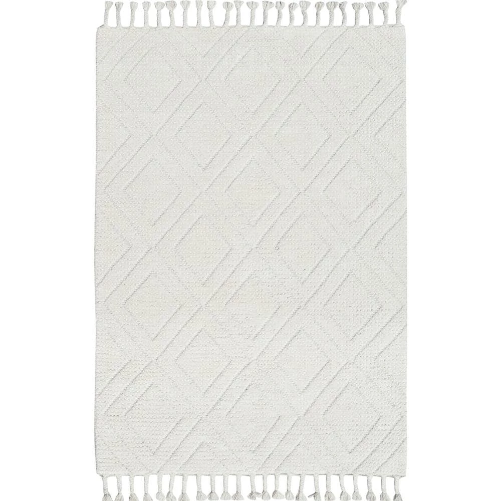 Moxie Ivory 5 ft. x 8 ft. Geometric Area Rug by Dynamic Rugs 1 Moxie Ivory 5 ft. x 8 ft. Geometric Area Rug by Dynamic Rugs