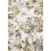 Avenue Ivory/Gold 5 ft. 3 in. x 7 ft. 7 in. Modern Polypropylene Area Rug by Dynamic Rugs
