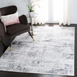 Amelia Ivory/Gray 11 ft. x 11 ft. Abstract Distressed Square Area Rug by SAFAVIEH 15 Amelia Ivory/Gray 11 ft. x 11 ft. Abstract Distressed Square Area Rug by SAFAVIEH -SAFAVIEH Shop ivory gray safavieh area rugs ala700c 11sq 31 1000