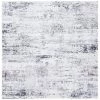 Amelia Ivory/Gray 11 ft. x 11 ft. Abstract Distressed Square Area Rug by SAFAVIEH