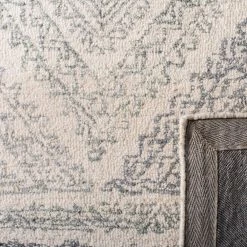 Micro-Loop Ivory/Gray 9 ft. x 12 ft. Geometric Area Rug by SAFAVIEH -SAFAVIEH Shop ivory gray safavieh area rugs mlp206a 9 44 1000