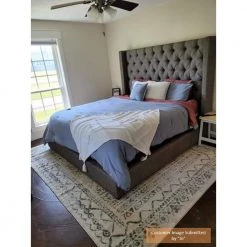 Tulum Ivory/Gray 9 ft. x 12 ft. Border Tribal Distressed Area Rug by SAFAVIEH 21 Tulum Ivory/Gray 9 ft. x 12 ft. Border Tribal Distressed Area Rug by SAFAVIEH -SAFAVIEH Shop ivory gray safavieh area rugs tul268a 9 31 1000