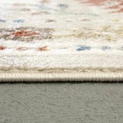 Falcon Ivory/Grey/Blue/Red/Gold 2 ft. 2 in. x 7 ft. 7 in. Moroccan Area Rug by Dynamic Rugs -SAFAVIEH Shop ivory grey blue red gold dynamic rugs area rugs ff286804999 4f 1000
