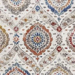 Falcon Ivory/Grey/Blue/Red/Gold 3 ft. 11 in. x 5 ft. 3 in. Oriental Area Rug by Dynamic Rugs -SAFAVIEH Shop ivory grey blue red gold dynamic rugs area rugs ff466806999 fa 1000