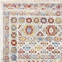 Falcon Ivory/Grey/Blue/Red/Gold 5 ft. 3 in. x 7 ft. 2 in. Oriental Area Rug by Dynamic Rugs -SAFAVIEH Shop ivory grey blue red gold dynamic rugs area rugs ff696807999 31 1000