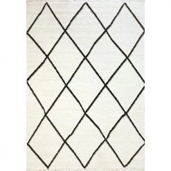 Avery Ivory/Grey 7 ft. 10 in. x 10 ft. 10 in. Indoor Area Rug by Dynamic Rugs